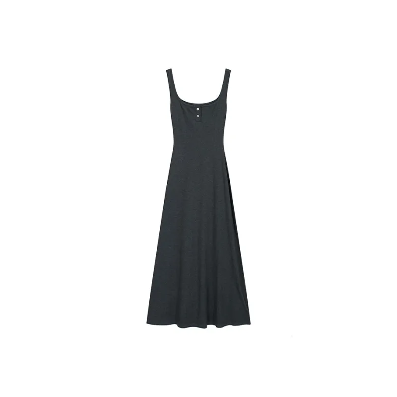PAIN OR PLEASURE Slip Dresses Women's Gray-0