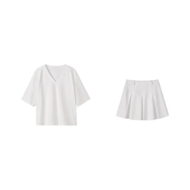 Miss Ha Ya Skirt Set Women's Nicole White-0