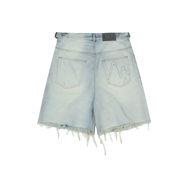 MR.ENJOYDA MONEY Denim Shorts Unisex-1