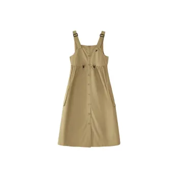 FILA FUSION FOB Series SS25 Slip Dresses Women's Sandy Chestnut Brown BG