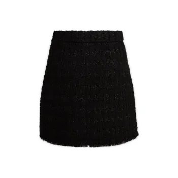 TORY BURCH A-Line Tweed Skirt