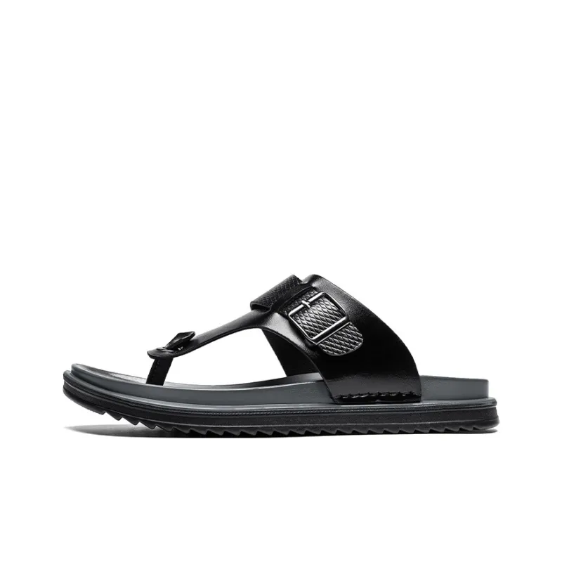 Mulinsen Stitching Abrasion Resistant Flip Flops Men's-3