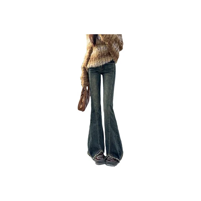 FAIRWHALE Jeans Women's Vintage Blue-24