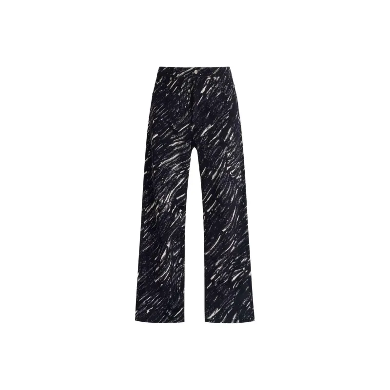 MARNI Straight Stretch Pants Black-0