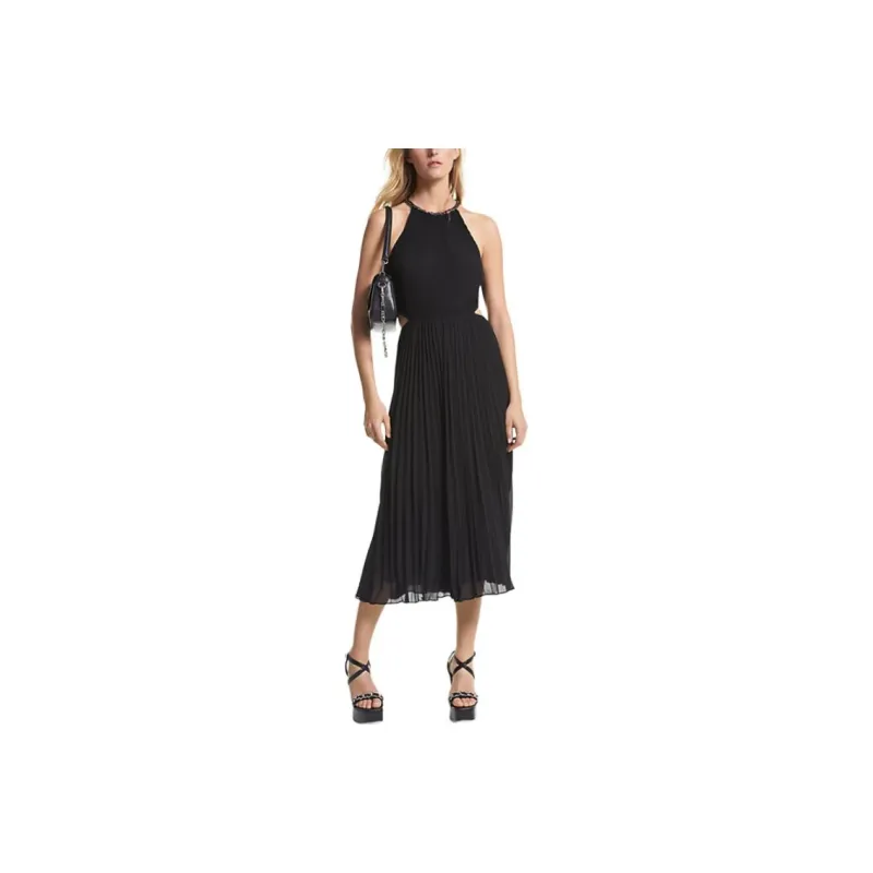 MICHAEL KORS MMK Sleeveless Dress Women's Black-0