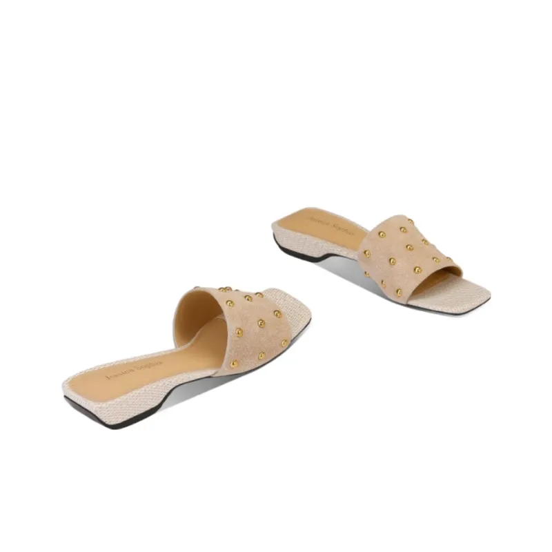 JESSICA SOPHIA Rubber Sole Odor Resistant Slide Slippers Women's-1