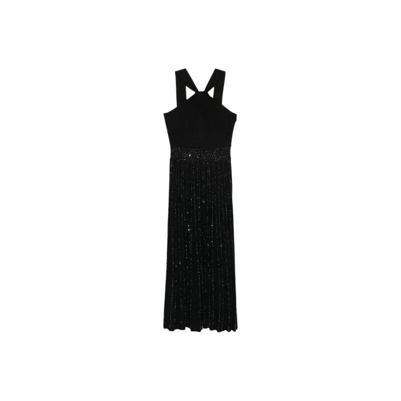 D.Exterior Sequin embellished Maxi Dress-0