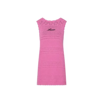 URBAN REVIVO Sleeveless Dress Women's Fuchsia