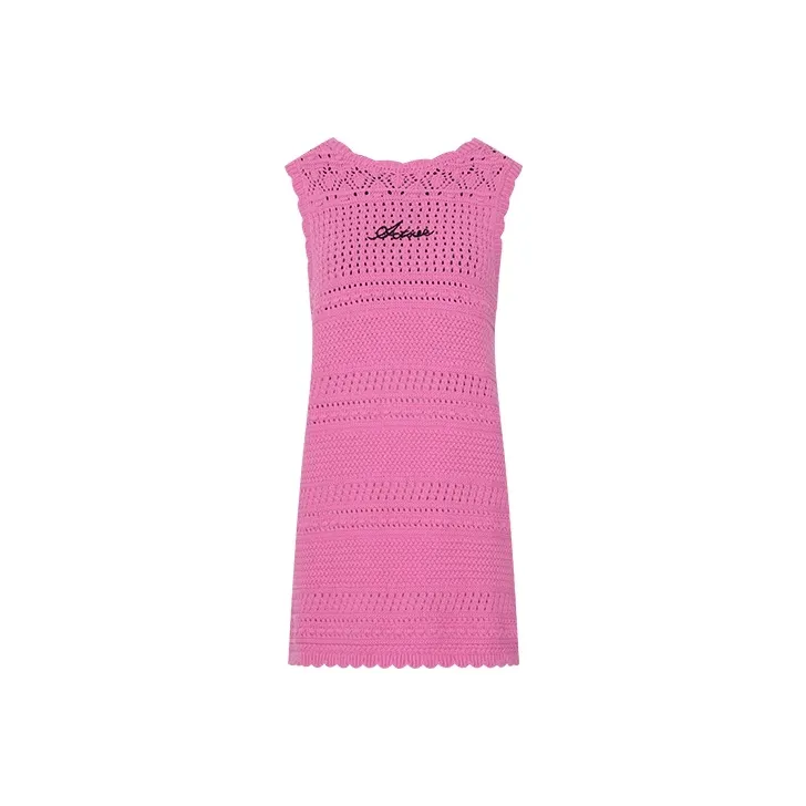 URBAN REVIVO Sleeveless Dress Women's Fuchsia-0
