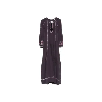 ISABEL MARANT ETOILE Florenza Embroidered Design Maxi Dress