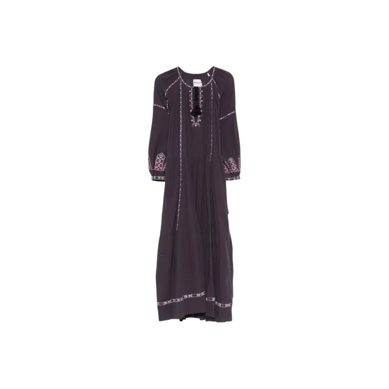ISABEL MARANT ETOILE Florenza Embroidered Design Maxi Dress-0