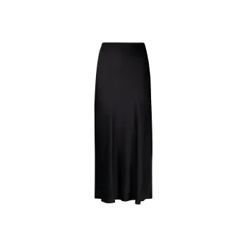 Anine Bing Bar Fluted Satin Midi Skirt