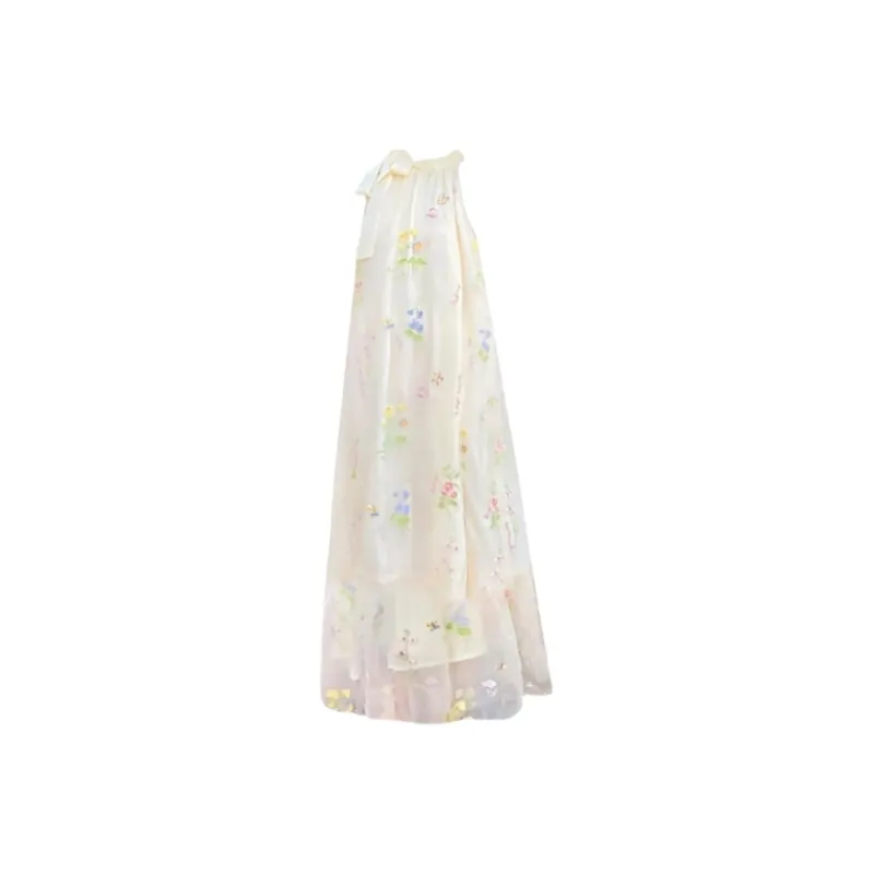 YGPRW Sleeveless Dress Women's Apricot-0