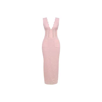 HOUSE OF CB SOPHINA Sleeveless Dress Women's PINK/Pink