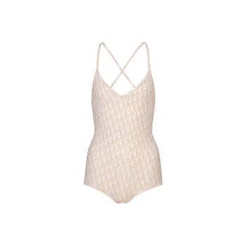 DIOR One piece Swimsuit Women's Gold