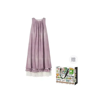 Dippanis Sleeveless Dress Women's Purple