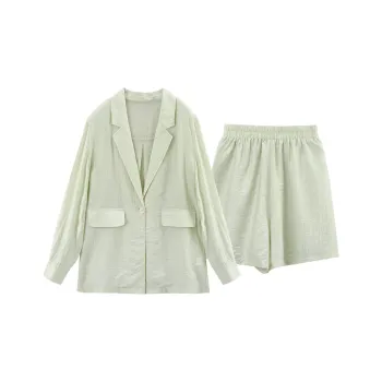A Paradise For Awakening Casual Suit Women's Green