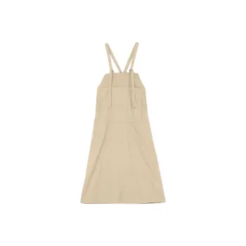 Yohji Yamamoto Sleeveless Dress Women's Light Umber