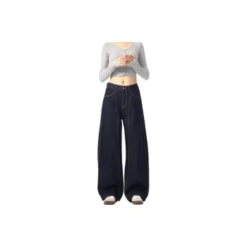SONGS ALONG Jeans Unisex Denim Blue