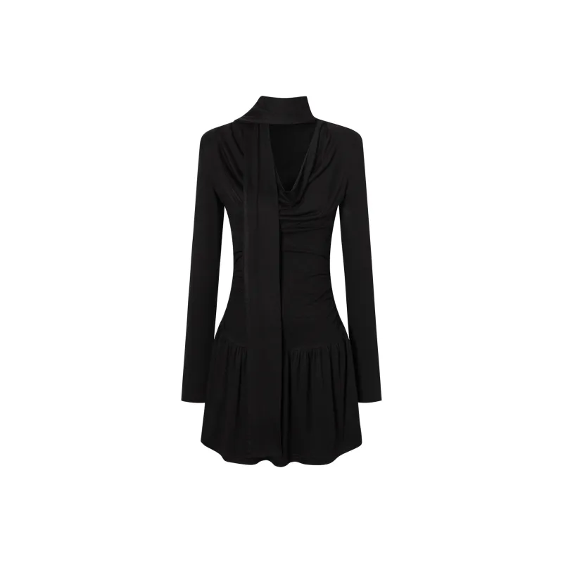 I'M ONE Long Sleeved Dresses Women's Black-0