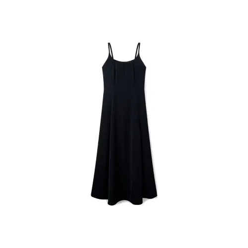 TKY SHOP 엘리건트 블랙 여성 슬립 원피스