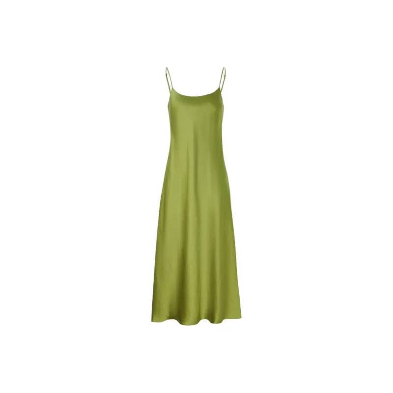 VINCE SS24 Slip Dresses Women's Green-0
