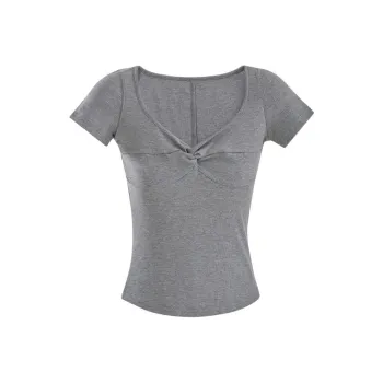 Wen Shan T Shirt Women's Dark Gray