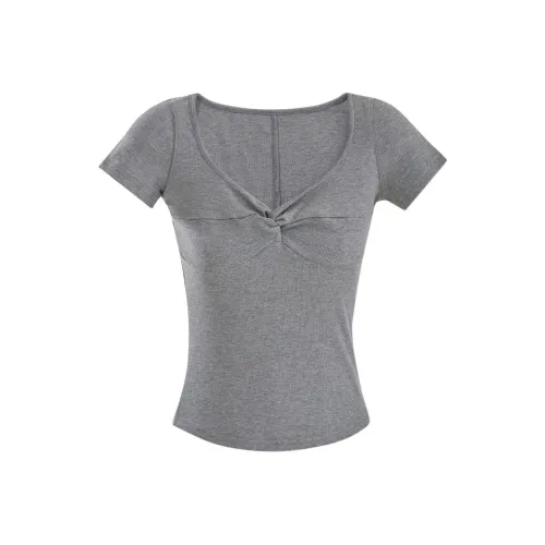 Wen Shan T Shirt Women's Dark Gray
