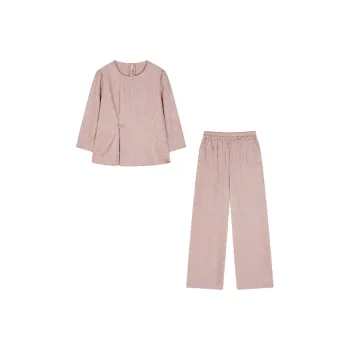 Mo Han Yi Mei Casual Suit Women's Dusty Pink