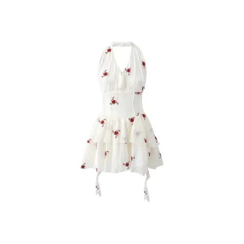 KYKW Sleeveless Dress Women's White