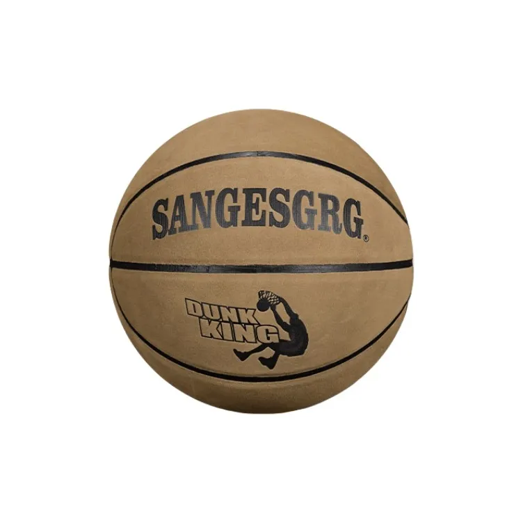 SANGESGRG Cow Leather Basketball Light Umber Size 7 Ball Competition Unisex-0