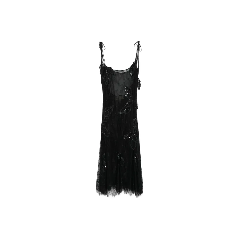 Blumarine Embroidered-lace Dress-0