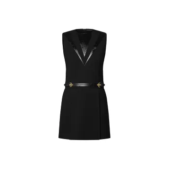 LOUIS VUITTON Belt Detail Fitted Dress