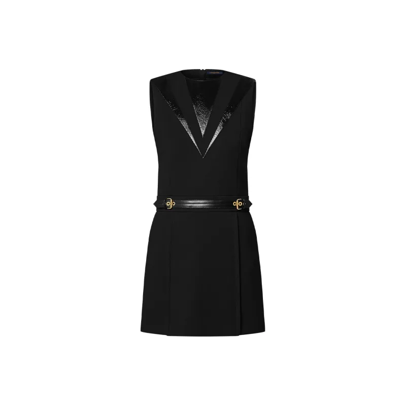 LOUIS VUITTON Belt Detail Fitted Dress-0