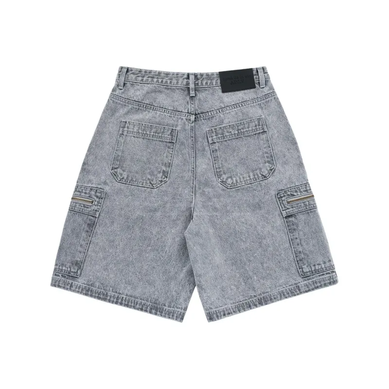 Acme De La Vie/ADLV Denim Shorts Unisex Gray-1