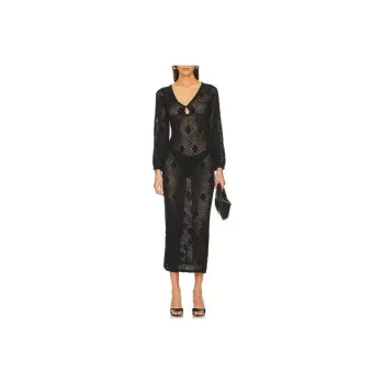 FAITHFULL THE BRAND Long Sleeved Dresses Women's Black
