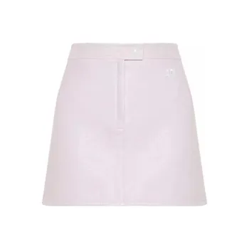 COURREGES Vinyl Mini Skirt 'Pale Pink'