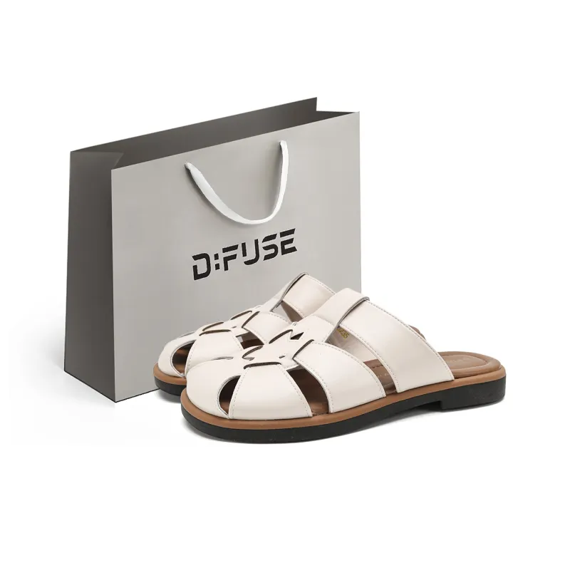 D FUSE SCANDINAVIA Quiet Abrasion Resistant Closed Toe Slippers Women's-6