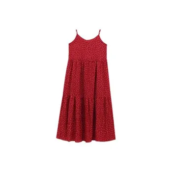 PZGE Slip Dresses Women's Red
