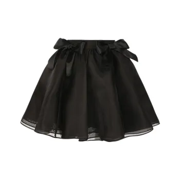 Selkie Casual Short Skirts Women's Black