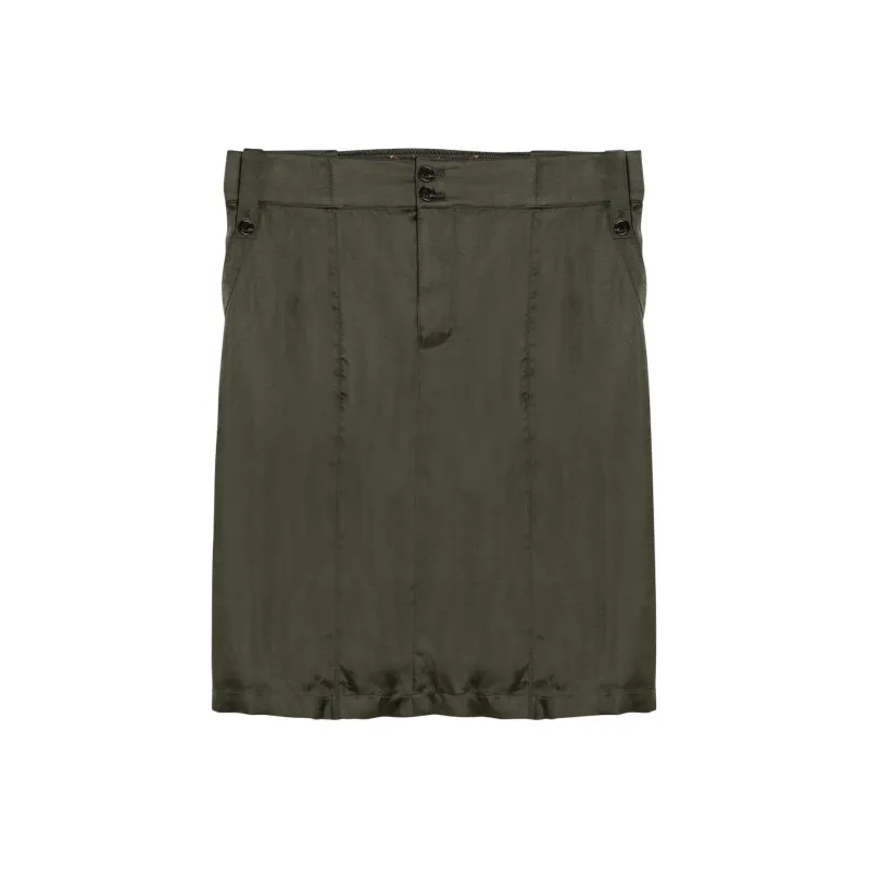 SAINT LAURENT Button Detailed Pencil Skirt-0