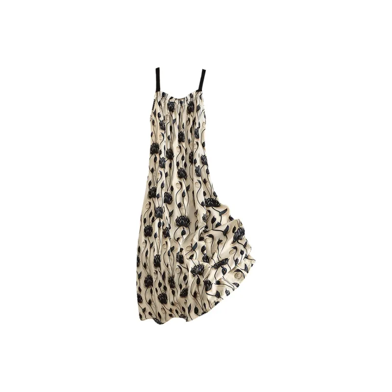 Cypress House Slip Dress Women's Navy Blue Water Lotus-0