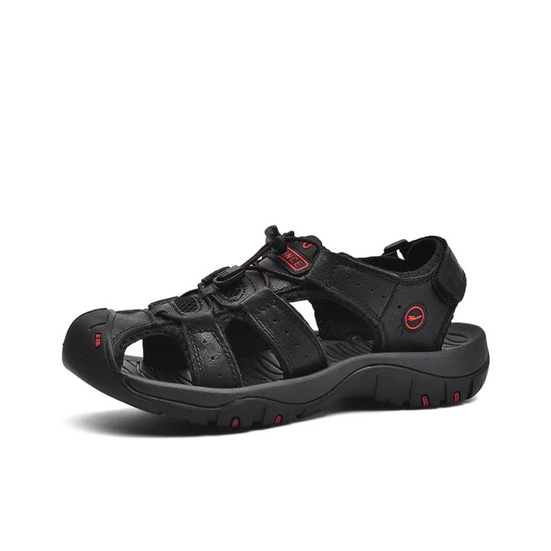 Binary Outdoor Sports Lightweight, Breathable, And Slip Resistant River Trekking Shoes Men's Black-1