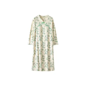 Lan Miao Long Sleeved Dress Women's Emerald Green