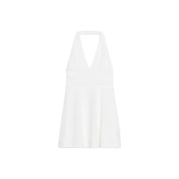 ZARA Sleeveless Dress Women's White