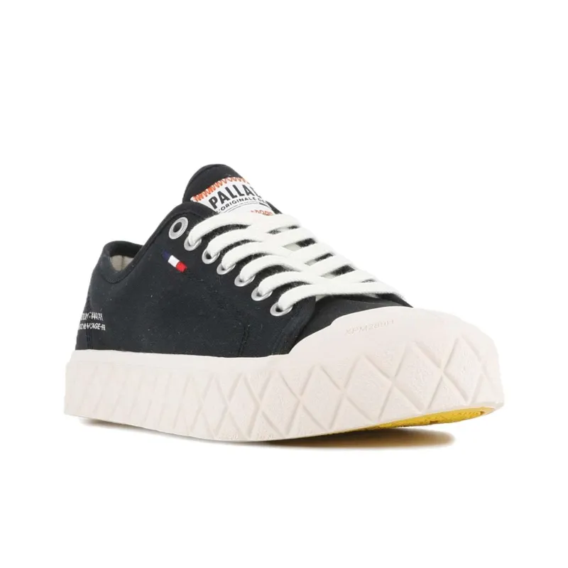 Palladium Palla Ace Non slip Lightweight Low Top Skateboard Shoes Unisex Black-2