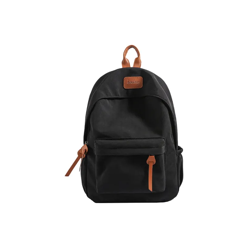 ZOGA Nylon Fabric Backpack Unisex White/Black/Green/Brown-6
