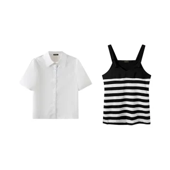 MRR&CO. Skirt Set Women's White