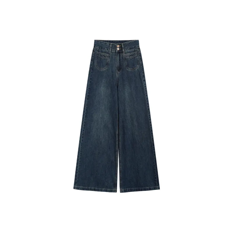 SNZX Jeans Women's Vintage Blue-0