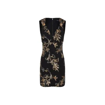 FANSIZHE Sleeveless Dress Women's Black
